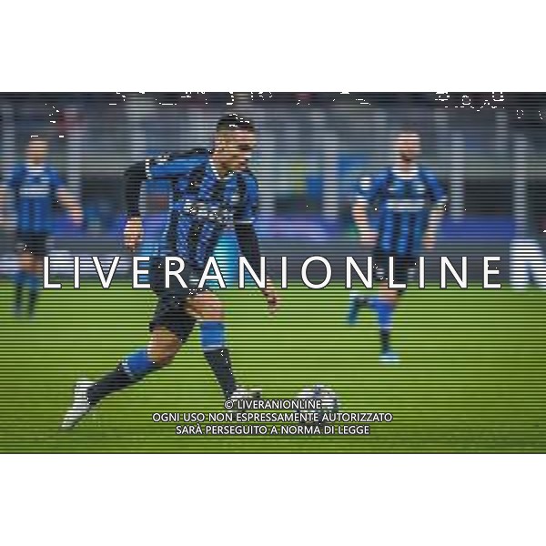 Lautaro Mart√≠nez of FC Internazionale during italian soccer Serie A season 2019/20 of FC Internazionale - Photo credit Fabrizio Carabelli /LMEDIA/ AGENZIA ALDO LIVERANI SAS