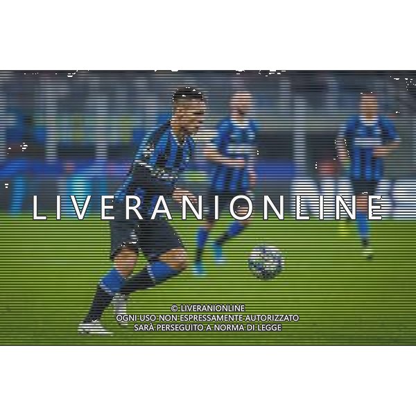 Lautaro Mart√≠nez of FC Internazionale during italian soccer Serie A season 2019/20 of FC Internazionale - Photo credit Fabrizio Carabelli /LMEDIA/ AGENZIA ALDO LIVERANI SAS