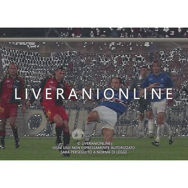22-10-1999 GENOVA CAMPIONATO DI CALCIO SERIE B GENOA SAMPDORIA 1-1 NELLA FOTO MARCELLO CASTELLINI AG ALDO LIVERANI SAS