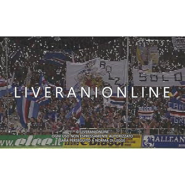 22-10-1999 GENOVA CAMPIONATO DI CALCIO SERIE B GENOA SAMPDORIA 1-1 NELLA FOTO TIFOSI SAMPDORIA CALCIO AG ALDO LIVERANI SAS