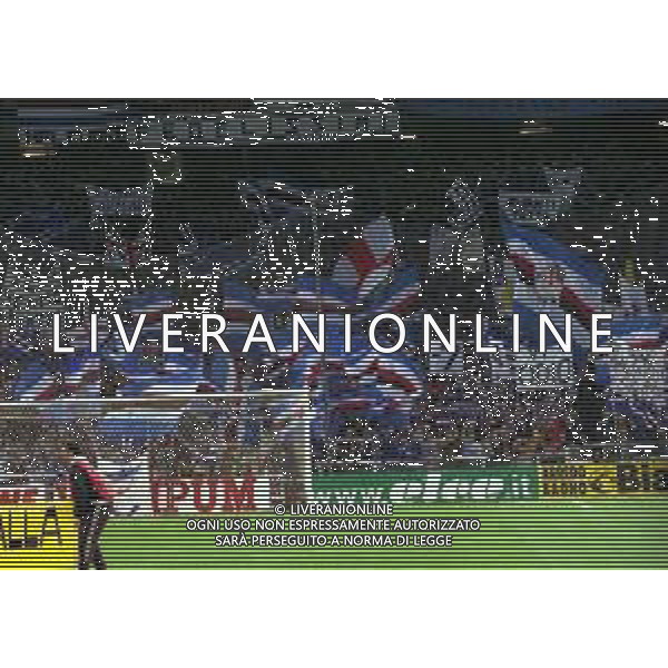 22-10-1999 GENOVA CAMPIONATO DI CALCIO SERIE B GENOA SAMPDORIA 1-1 NELLA FOTO TIFOSI SAMPDORIA CALCIO AG ALDO LIVERANI SAS