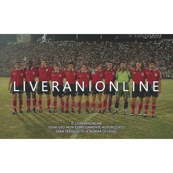1999 VICENZA- PARTITA AMICHEVOLE VICENZA BARI NELLA FOTO FORMAZIONE VICENZA CALCIO 1999 AG ALDO LIVERANI SAS