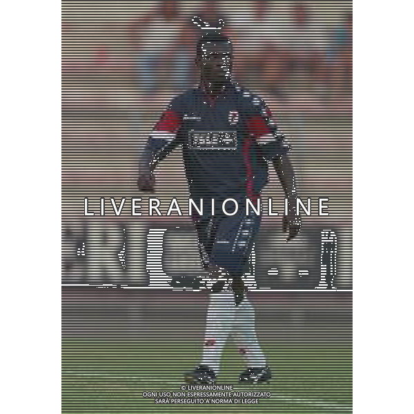 1999 VICENZA- PARTITA AMICHEVOLE VICENZA BARI NELLA FOTO Hugo Enyinnaya AG ALDO LIVERANI SAS