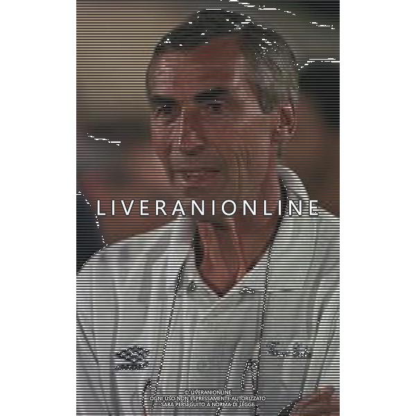 1999 VICENZA- PARTITA AMICHEVOLE VICENZA BARI NELLA FOTO EDOARDO REJA ALLENATORE VICENZA CALCIO AG ALDO LIVERANI SAS