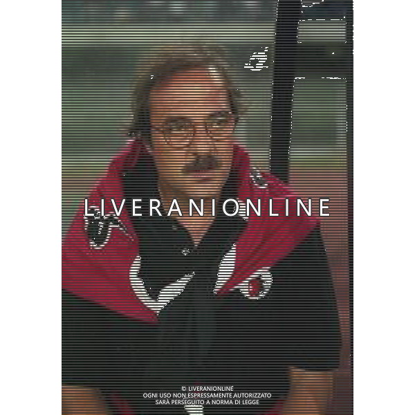 1998-1999 FOGGIA CALCIO NELLA FOTO LORENZO MANCANO ALLENATORE FOGGIA CALCIO AG ALDO LIVERANI SAS