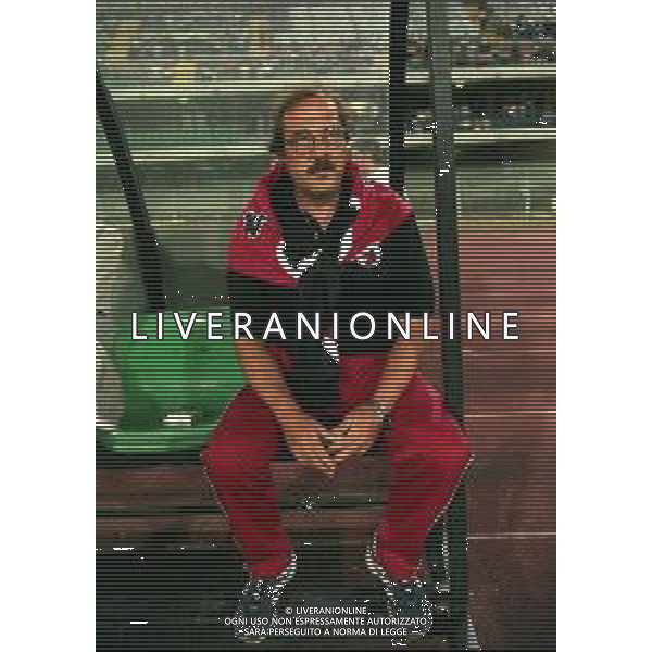 1998-1999 FOGGIA CALCIO NELLA FOTO LORENZO MANCANO ALLENATORE FOGGIA CALCIO AG ALDO LIVERANI SAS