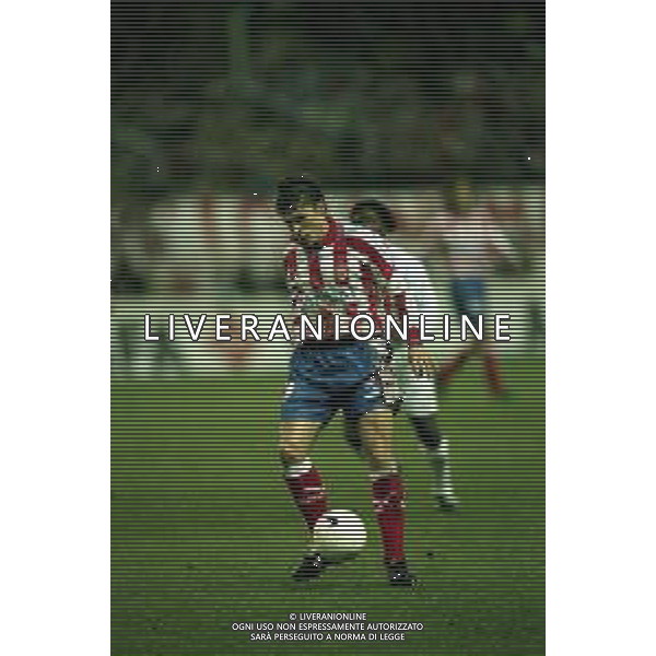 18-01-1997 MADRID CAMPIONATO SPAGNA ATLETICO MADRID -REAL MADROD 1-4 NELLA FOTO Roberto Fresnedoso AG ALDO LIVERANI SAS