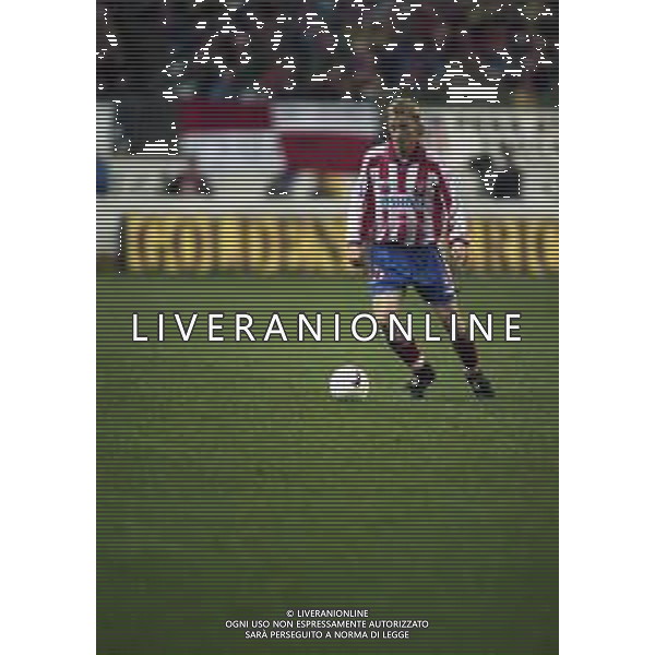 18-01-1997 MADRID CAMPIONATO SPAGNA ATLETICO MADRID -REAL MADROD 1-4 NELLA FOTO Radek Bejbl AG ALDO LIVERANI SAS