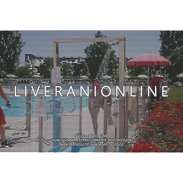 FASE 2 CORONAVIRUS FINE LOCKDOWN, DA OGGI RIAPERTURA DELLE PISCINE, PALESTRE E CENTRI SPORTIVI CON REGOLE DI SICUREZZA SANITARIE ANTI CONTAGIO - REGGIO EMILIA 25.05.2020 ©SANTANDREA / AGENZIA ALDO LIVERANI SAS