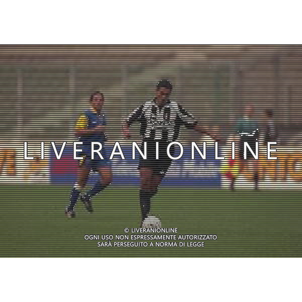 24-09-1997 TORINO COPPA ITALIA SEDICESIMI DI FINALE RITORNO JUVENTUS BRESCELLO 4-0 NELLA FOTO NICOLA AMORUSO AG ALDO LIVERANI SAS
