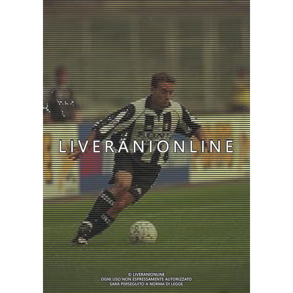 24-09-1997 TORINO COPPA ITALIA SEDICESIMI DI FINALE RITORNO JUVENTUS BRESCELLO 4-0 NELLA FOTO ALESSANDRO BIRINDELLI AG ALDO LIVERANI SAS