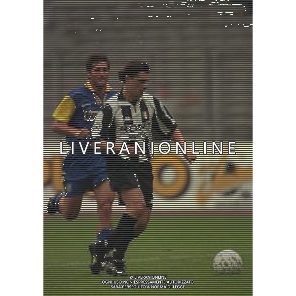 24-09-1997 TORINO COPPA ITALIA SEDICESIMI DI FINALE RITORNO JUVENTUS BRESCELLO 4-0 NELLA FOTO MICHELE PADOVANO AG ALDO LIVERANI SAS