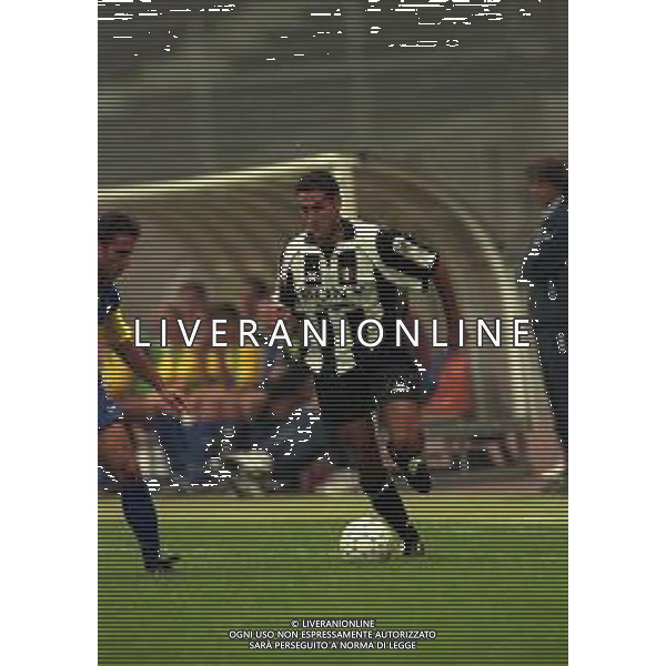 24-09-1997 TORINO COPPA ITALIA SEDICESIMI DI FINALE RITORNO JUVENTUS BRESCELLO 4-0 NELLA FOTO NICOLA AMORUSO AG ALDO LIVERANI SAS