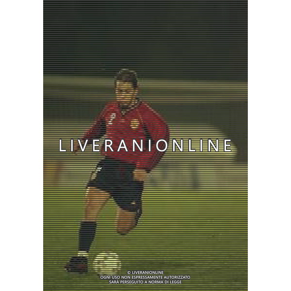 03-03-1999 REPUBBLICA DI SAN MARINO CAMPIONATO D\'EUROPA PER NAZIONI QUALIFICAZIONE STADIO DI SERRAVALLE SAN MARINO-SPAGNA NELLA FOTO SALGADO MICHEL AG ALDO LIVERANI SAS