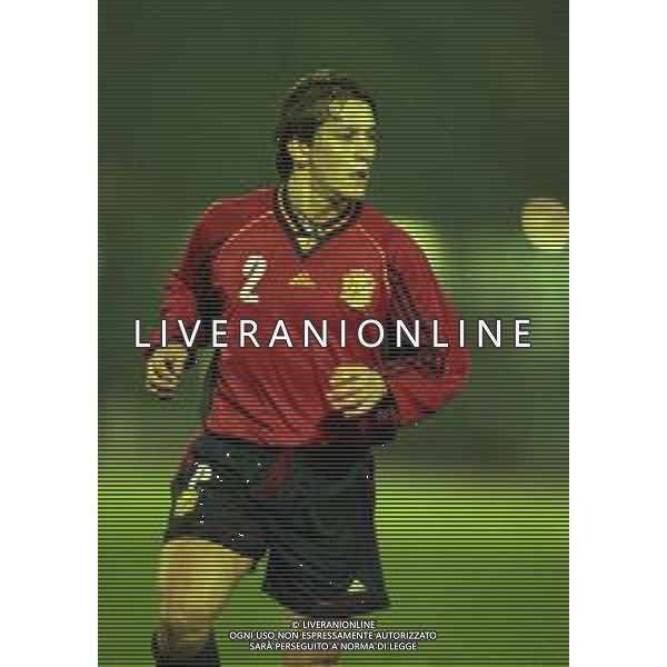 03-03-1999 REPUBBLICA DI SAN MARINO CAMPIONATO D\'EUROPA PER NAZIONI QUALIFICAZIONE STADIO DI SERRAVALLE SAN MARINO-SPAGNA NELLA FOTO SALGADO MICHEL AG ALDO LIVERANI SAS