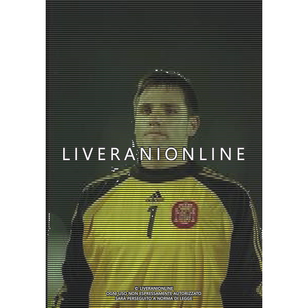 03-03-1999 REPUBBLICA DI SAN MARINO CAMPIONATO D\'EUROPA PER NAZIONI QUALIFICAZIONE STADIO DI SERRAVALLE SAN MARINO-SPAGNA NELLA FOTO CANIZARES SANTIAGO AG ALDO LIVERANI SAS