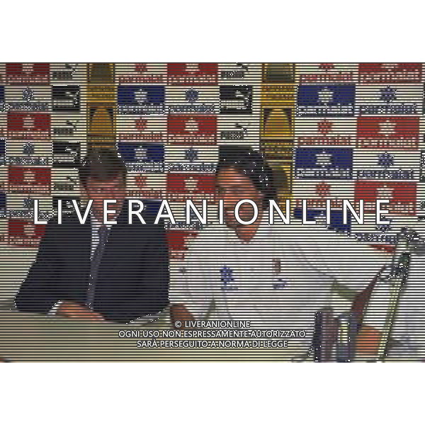 14-07-1999 PARMA RADUNO PARMA CALCIO NELLA FOTO STEFANO TANZI CON FEDERICO GIUNTI AG ALDO LIVERANI SAS