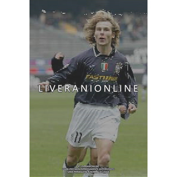 Juventus-Brescia Campionato Serie A Tim 26/10/2003 nella foto PAVEL NEDVED ESULTA DOPO IL GOL* Agenzia Aldo Liverani