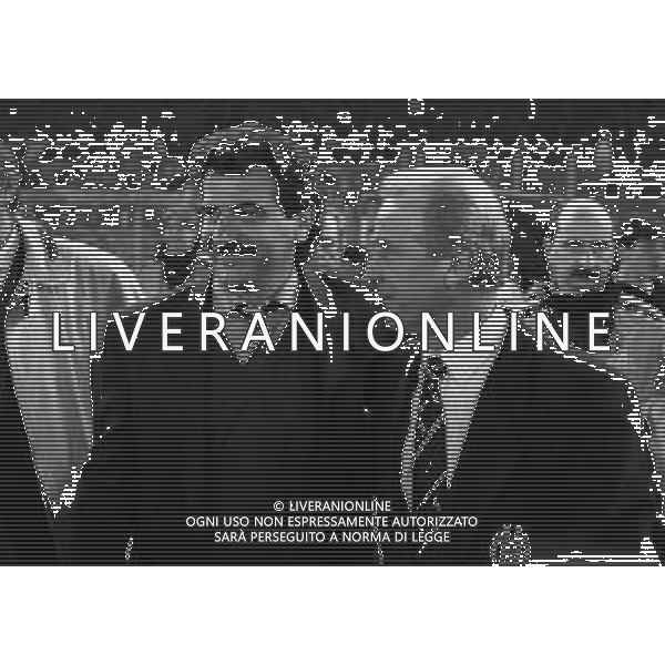 31-03-1993 TORINO SEMIFINALE DI COPPA ITALIA JUVENTUS TORINO 2-2 NELLA FOTO EMILIANO MONDONICO E GIOVANNI TRAPATTONI AG ALDO LIVERANI SAS