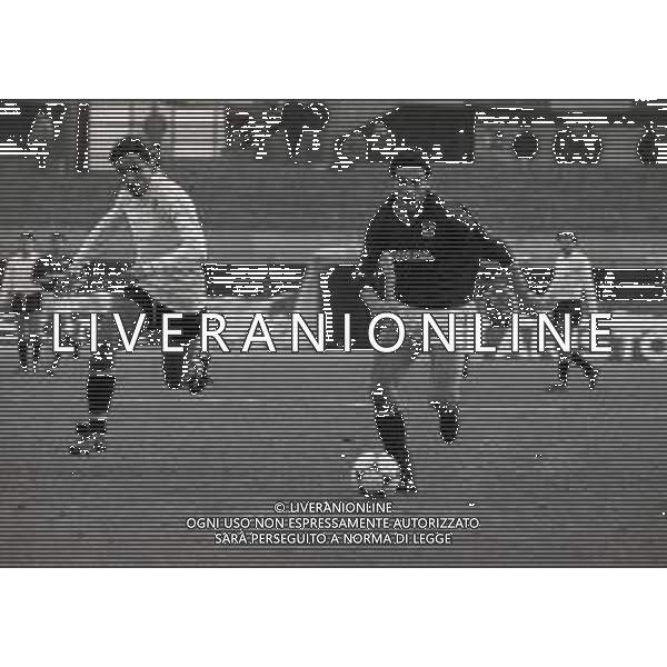 26-02-1986 TORINO COPPA ITALIA FASE A ELIMINAZIONE DIRETTA TORINO MESSINA 2-0 NELLA FOTO VITTORIO PUSCEDDU AG ALDO LIVERANI SAS