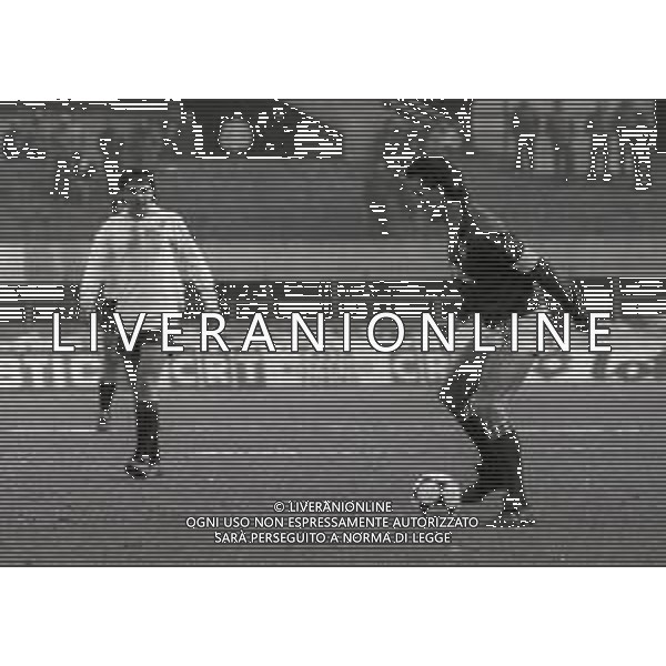 26-02-1986 TORINO COPPA ITALIA FASE A ELIMINAZIONE DIRETTA TORINO MESSINA 2-0 NELLA FOTO PAOLO BERUATTO AG ALDO LIVERANI SAS