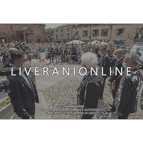 Codogno- Il Presidente della Repubblica Sergio Mattarella in occasione della visita a Codogno, oggi 2 giugno 2020.. (Foto di Paolo Giandotti - Ufficio per la Stampa e la Comunicazione della Presidenza della Repubblica) AG ALDO LIVERANI SAS