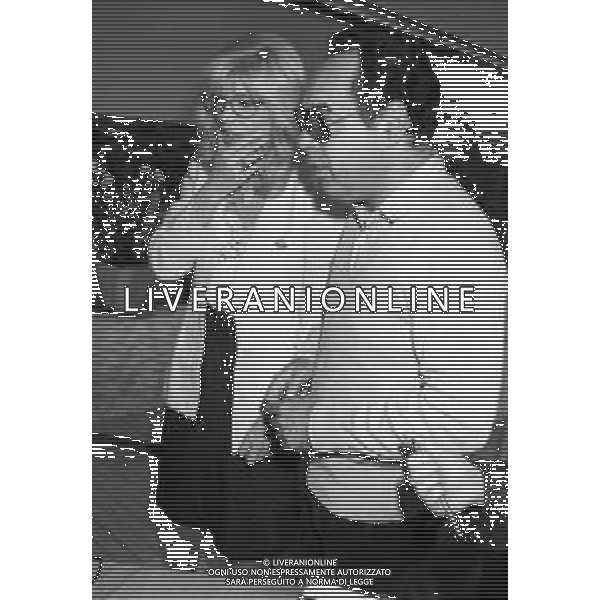 MONICA VITTI, attrice italiana di teatro, cinema e televisione - RETROSPETTIVA Nella foto con Gianni Boncompagni nel 1985 ©Archivio Giovanni Liverani / AG. ALDO LIVERANI SAS