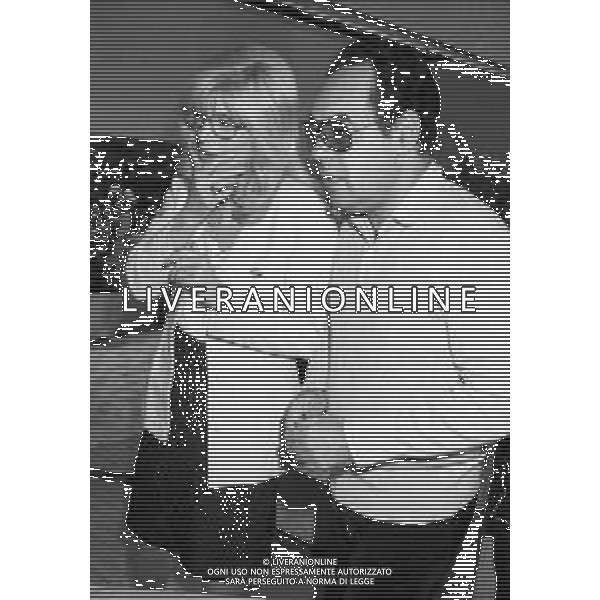 MONICA VITTI, attrice italiana di teatro, cinema e televisione - RETROSPETTIVA Nella foto con Gianni Boncompagni nel 1985 ©Archivio Giovanni Liverani / AG. ALDO LIVERANI SAS
