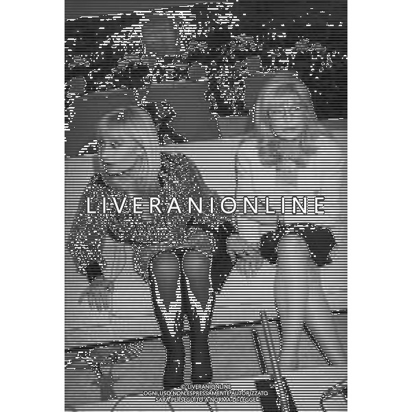 MONICA VITTI, attrice italiana di teatro, cinema e televisione - RETROSPETTIVA Nella foto con Raffaella Carra\' nel 1985 ©Archivio Giovanni Liverani / AG. ALDO LIVERANI SAS