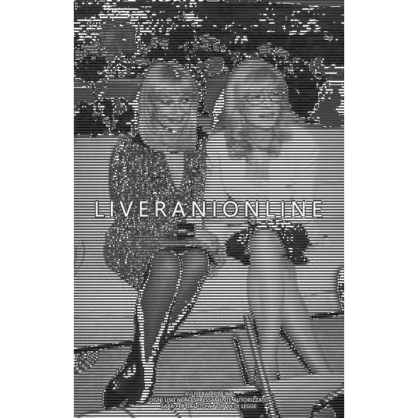 MONICA VITTI, attrice italiana di teatro, cinema e televisione - RETROSPETTIVA Nella foto con Raffaella Carra\' nel 1985 ©Archivio Giovanni Liverani / AG. ALDO LIVERANI SAS