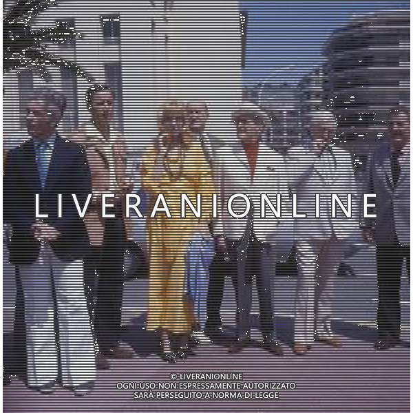 MONICA VITTI, attrice italiana di teatro, cinema e televisione - RETROSPETTIVA Nella foto a Cannes nel 1974 con il regista e produttore Rene\' Clair ©Archivio Giovanni Liverani / AG. ALDO LIVERANI SAS