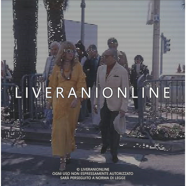 MONICA VITTI, attrice italiana di teatro, cinema e televisione - RETROSPETTIVA Nella foto a Cannes nel 1974 con il regista e produttore Rene\' Clair ©Archivio Giovanni Liverani / AG. ALDO LIVERANI SAS
