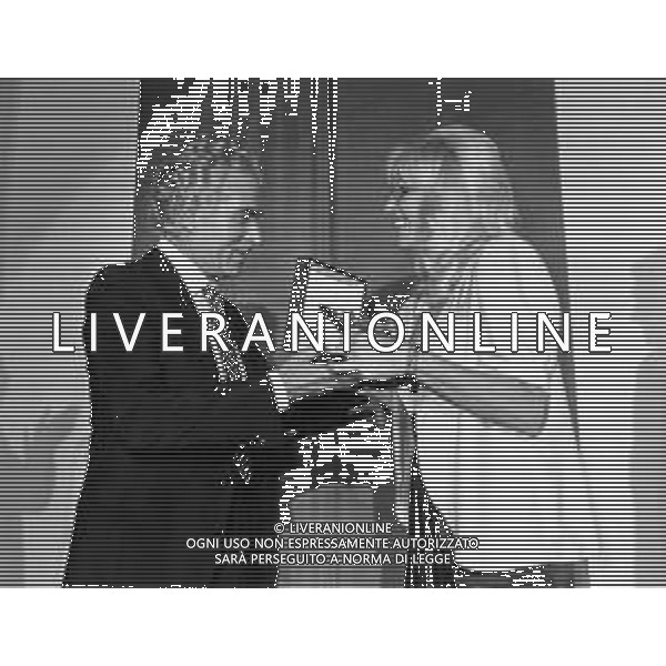 MONICA VITTI, attrice italiana di teatro, cinema e televisione - RETROSPETTIVA Nella foto maschera d\'argento 1980-81 con Giorgio Strehler ©Archivio Giovanni Liverani / AG. ALDO LIVERANI SAS
