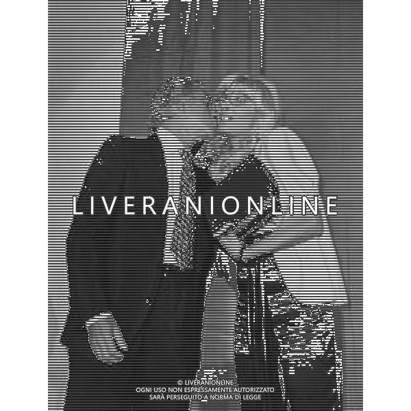 MONICA VITTI, attrice italiana di teatro, cinema e televisione - RETROSPETTIVA Nella foto maschera d\'argento 1980-81 con Giorgio Strehler ©Archivio Giovanni Liverani / AG. ALDO LIVERANI SAS