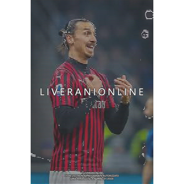 Zlatan Ibrahimovic of AC Milan during italian soccer Serie A season 2019/20 of AC Milan - Photo credit Fabrizio Carabelli /LMEDIA/ AGENZIA ALDO LIVERANI SAS
