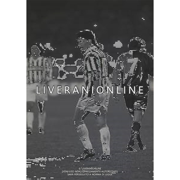 15-03-1994 TORINO QUARTI DI FINALE DI COPPA UEFA JUVENTUS CAGLIARI 1-2 NELLA FOTO ROBERTO BAGGIO AG ALDO LIVERANI SAS