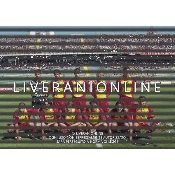 31-08-1997 PADOVA-CAMPIONATO DI CALCIO SERIE B PADOVA CASTEL DI SANGRO 0-1 NELLA FOTO FORMAZIONE DEL CASTEL DI SANGRO 1997-1998 AG ALDO LIVERANI SAS