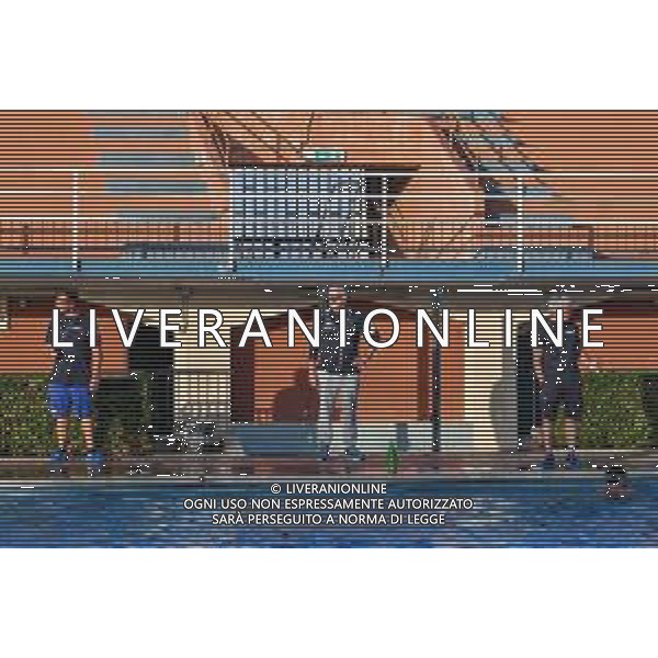 Nazionale Italiana di Pallanuoto siracusa, Italy, 04 Jun 2020 Collegiate Training Settebello Italian Waterpolo Team at Caldarella Pool Photo showing: Technical staff Italy ©MariaAngela Chinando - Alessio Marini / AGENZIA ALDO LIVERANI SAS