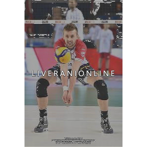 Campionato di Volley Superlega Serie A 2019/2020 civitanova marche, Italy, 01 Jan 2020 Italian volleyball Superlega Serie A season 2019/2020 Photo showing: Bieniek Mateusz (Cucine Lube Civitanova) ©Roberto Bartomeoli - Alessio Marini / AGENZIA ALDO LIVERANI SAS