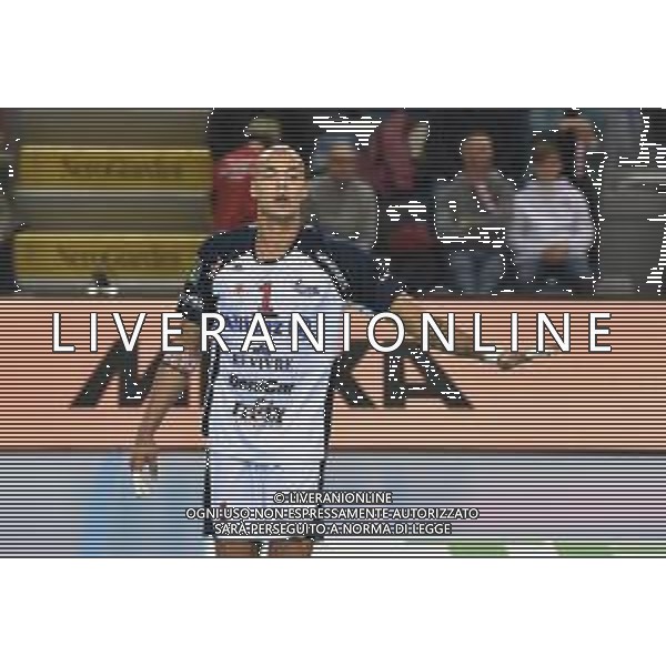 Campionato di Volley Superlega Serie A 2019/2020 civitanova marche, Italy, 01 Jan 2020 Italian volleyball Superlega Serie A season 2019/2020 Photo showing: Abdel-Aziz Nimir (Allianz Milano) ©Roberto Bartomeoli - Alessio Marini / AGENZIA ALDO LIVERANI SAS