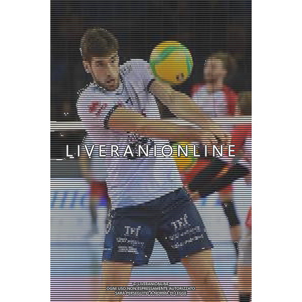 Campionato di Volley Superlega Serie A 2019/2020 civitanova marche, Italy, 01 Jan 2020 Italian volleyball Superlega Serie A season 2019/2020 Photo showing: Vettori Luca (Itas Trentino) ©Roberto Bartomeoli - Alessio Marini / AGENZIA ALDO LIVERANI SAS
