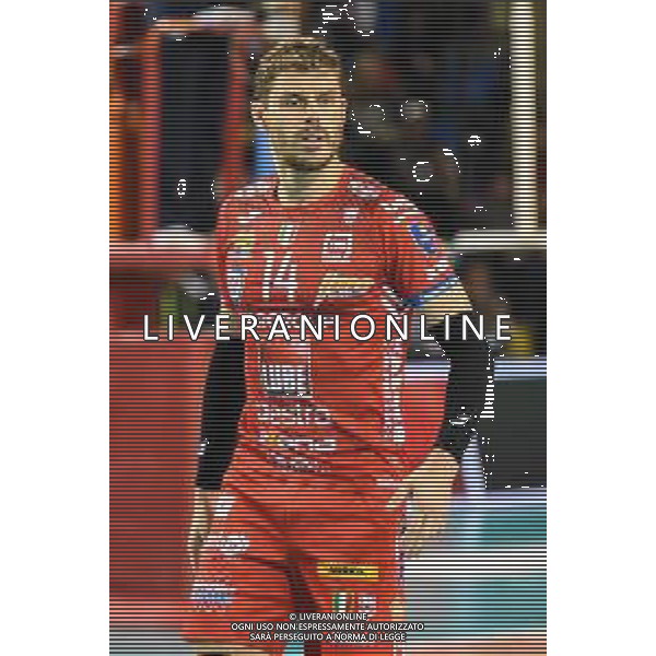 Campionato di Volley Superlega Serie A 2019/2020 civitanova marche, Italy, 01 Jan 2020 Italian volleyball Superlega Serie A season 2019/2020 Photo showing: Mossa De Rezende Bruno (Cucine Lube Civitanova) ©Roberto Bartomeoli - Alessio Marini / AGENZIA ALDO LIVERANI SAS