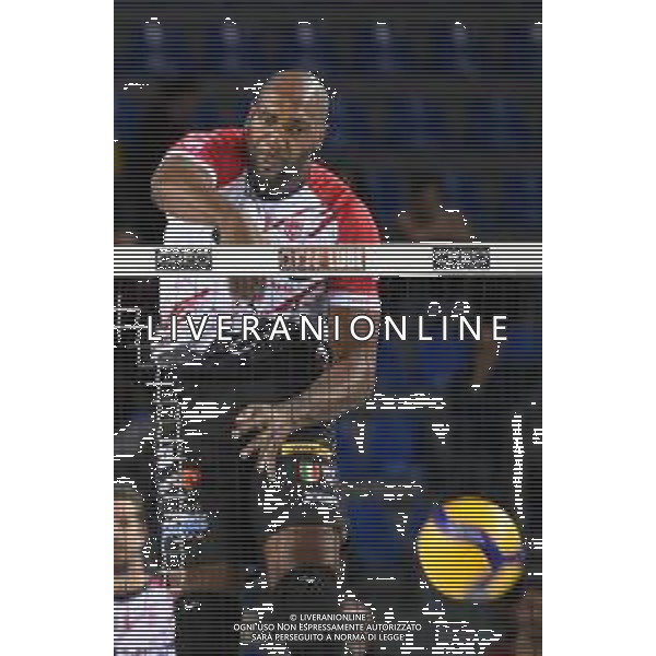 Campionato di Volley Superlega Serie A 2019/2020 civitanova marche, Italy, 01 Jan 2020 Italian volleyball Superlega Serie A season 2019/2020 Photo showing: Simon Robertlandy (Cucine Lube Civitanova) ©Roberto Bartomeoli - Alessio Marini / AGENZIA ALDO LIVERANI SAS