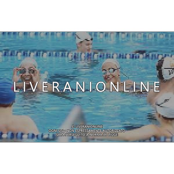 IMOLA 08 06 2020 IMOLA NUOTO PRIMO ALLENAMENTO NELLA PISCINA IN ESTERNO NELLA FOTO MARTINA CARRARO ALESSIA POLIERI IMOLANUOTO ©SANNA/ AGENZIA ALDO LIVERANI SAS