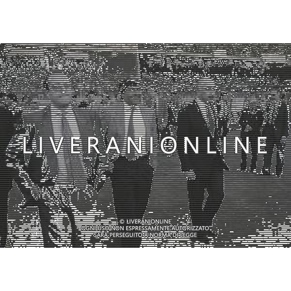 16-05-1990 AVELLINO FINALE DI COPPA UEFA RITORNO JUVENTUS FIORENTINA 0-0 NELLA FOTO PIER PAOLO MARINI-LUCIANO NIZZOLA E ADRIANO GALLIANI AG ALDO LIVERANI SAS