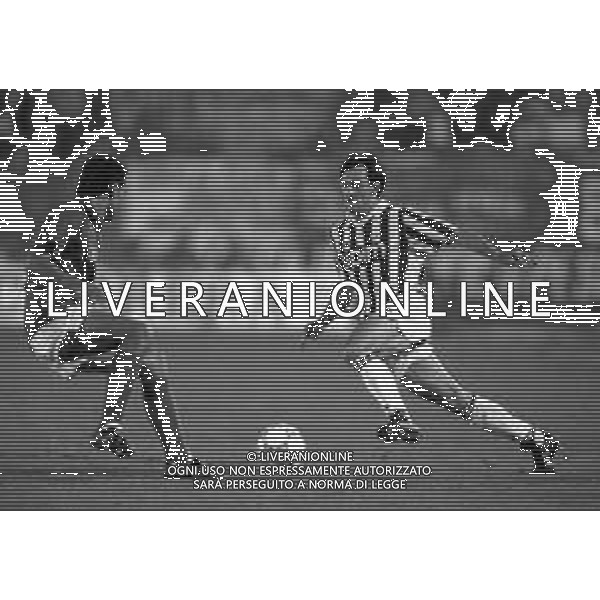16-05-1990 AVELLINO FINALE DI COPPA UEFA RITORNO JUVENTUS FIORENTINA 0-0 NELLA FOTO LUIGI DE AGOSTINI AG ALDO LIVERANI SAS