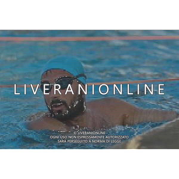 Nazionale Italiana di Pallanuoto siracusa, Italy, 04 Jun 2020 Collegiate Training Settebello Italian Waterpolo Team at Caldarella Pool Photo showing: Vincenzo Renzuto jodice (Italy) ©MariaAngela Chinando - Alessio Marini / AGENZIA ALDO LIVERANI SAS
