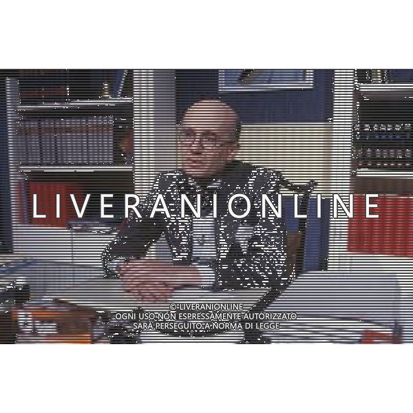 ROBERTO GERVASO, giornalista, scrittore italiano - Retrospettiva Nella foto nel 1986 ©AGENZIA ALDO LIVERANI SAS