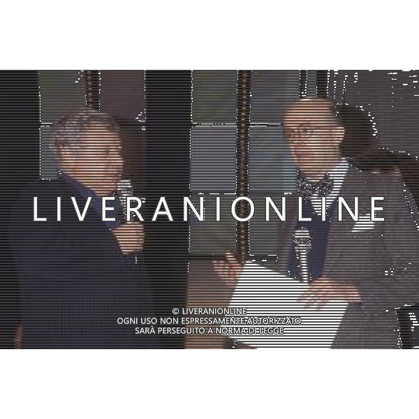 ROBERTO GERVASO, giornalista, scrittore italiano - Retrospettiva Nella foto nel 1986 con Paolo Villaggio ©AGENZIA ALDO LIVERANI SAS
