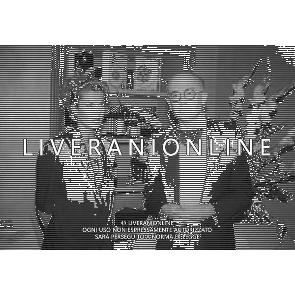 ROBERTO GERVASO, giornalista, scrittore italiano - Retrospettiva Nella foto a Milano settembre 1987 con Fiorella Pierobon ©AGENZIA ALDO LIVERANI SAS